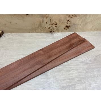 Бубинго заготовка накладки для бас-гитары Смешанный ААА 9х97х750 мм-3