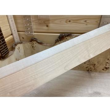 Клён "Гнилой" заготовка накладки для бас-гитары Смешанный АА 8,5х110х740 мм-2