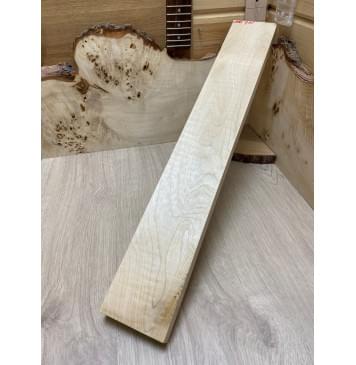 Клён Белый Явор, Волнистый  заготовка грифа для Безголовой гитары Смешанный ААА Волна АА 26х96х630 мм-1