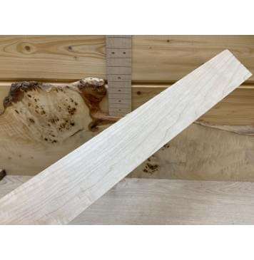 Клён Белый заготовка накладки для электрогитары Смешанный ААА 12х60х515 мм-3