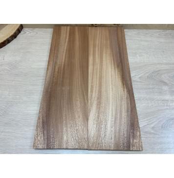 Махагон Кая заготовка на топ Смешанный ААА 13х165х520 мм - 2 шт. (книжкой)-3