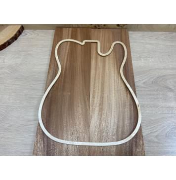 Махагон Кая заготовка на топ Смешанный ААА 13х165х520 мм - 2 шт. (книжкой)-1