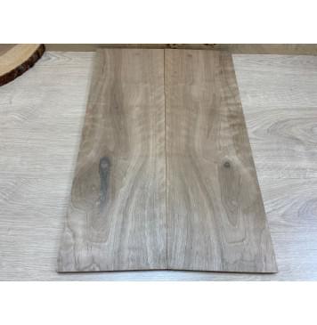 Орех Грецкий Волнистый заготовка на топ  Смешанный АА Волна А 13х180х545 мм 2 шт книжкой-0