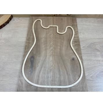 Орех Грецкий Волнистый заготовка на топ  Смешанный АА Волна А 13х180х545 мм 2 шт книжкой-2