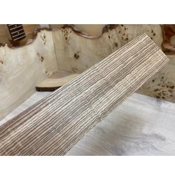 Зебрано заготовка накладки для электрогитары Радиал АА 8,5х80х525 мм-0