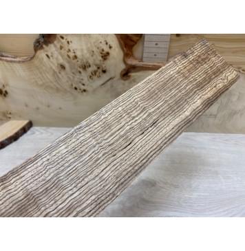 Зебрано заготовка накладки для электрогитары Радиал АА 8,5х80х525 мм-2