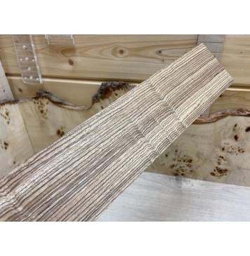 Зебрано заготовка накладки для электрогитары Радиал АА 9х80х525 мм-2