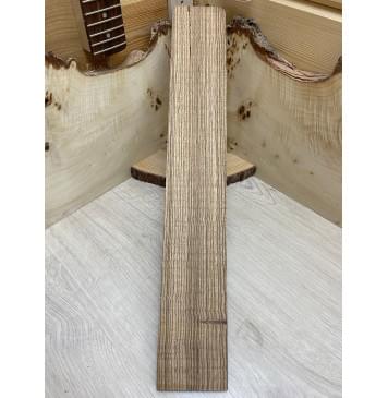 Зебрано заготовка накладки для электрогитары Радиал АА 9х80х525 мм-3