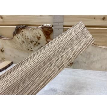 Зебрано заготовка накладки для электрогитары Радиал АА 9х80х525 мм-4