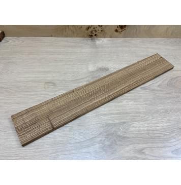 Зебрано заготовка накладки для электрогитары Радиал АА 9х80х525 мм-5