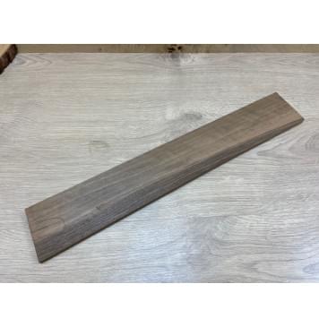 Орех Грецкий Волнистый заготовка накладки для электрогитары Радиал АА Волна А 9х78х500 мм (трещина с одного торца)-1