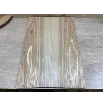 Ясень Оливковый  заготовка на топ Смешанный АА  18х190х560 мм - 2 шт. (книжкой)-0