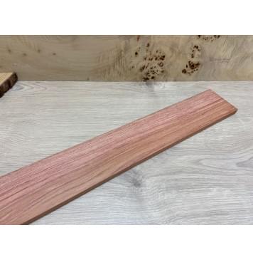 Бубинго заготовка накладки для бас-гитары Смешанный АА 10х87х715 мм-0