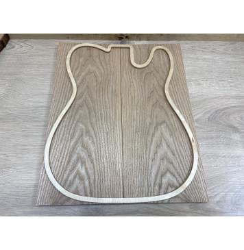 Ясень Белый заготовка на топ Тангент ААА 14х176х430 мм - 2 шт. (книжкой)-3