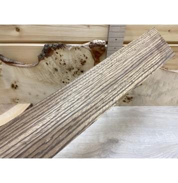 Зебрано "Птичий Глаз" заготовка накладки для электрогитары Смешанный ААА 8х92х595 мм-2