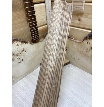 Зебрано "Птичий Глаз" заготовка накладки для электрогитары Смешанный ААА 8х92х595 мм-1