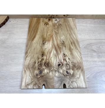 Карагач Кап заготовка на топ Смешанный АА 11х173х500 мм - 2 шт. (книжкой) Карагач Кап заготовка на топ Смешанный АА 11х173х500 мм - 2 шт. (книжкой)-2