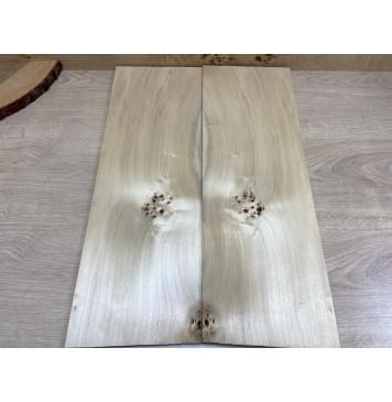 Тополь Кап заготовка на топ Смешанный АА 12х190х550 мм - 2 шт. (книжкой)-1