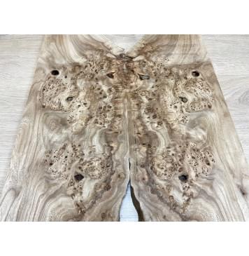 Карагач Кап заготовка на топ Смешанный ААА 11х195х520 мм - 2 шт. (книжкой) Карагач Кап заготовка на топ Смешанный ААА 11х195х520 мм - 2 шт. (книжкой)-4