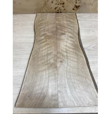 Орех Грецкий Волнистый заготовка на топ  Смешанный ААА Волна А 7х115-155х545 мм - 2 шт. (книжкой)-0