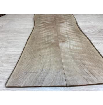 Орех Грецкий Волнистый заготовка на топ  Смешанный ААА Волна А 7х115-155х545 мм - 2 шт. (книжкой)-1