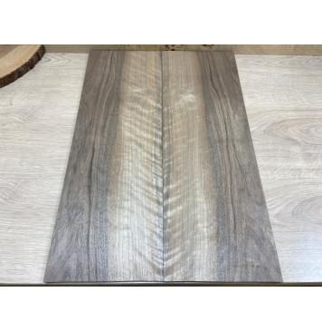 Орех Грецкий Волнистый заготовка на топ Смешанный ААА Волна АА 8х195х570 мм - 2 шт. (книжкой)-0