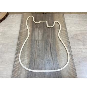 Орех Грецкий Волнистый заготовка на топ Смешанный ААА Волна АА 8х195х570 мм - 2 шт. (книжкой)-3