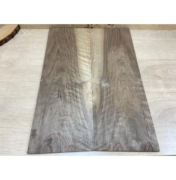 Орех Грецкий Волнистый заготовка на топ Смешанный ААА Волна АА 5-6х196х555 мм - 2 шт. (книжкой)-0