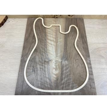 Орех Грецкий Волнистый заготовка на топ Смешанный ААА Волна АА 5-6х196х555 мм - 2 шт. (книжкой)-3