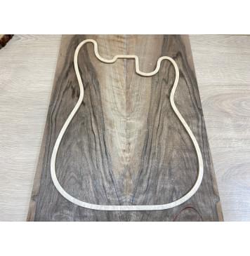 Орех Грецкий Волнистый заготовка на топ Смешанный ААА Волна АА 8х195х550 мм - 2 шт. (книжкой)-3