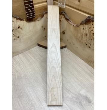 Клён Белый заготовка грифа для Безголовой гитары Тангент ААА 27х74х590 мм-1