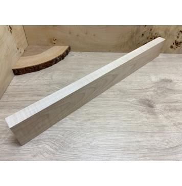 Клён Белый заготовка грифа для Безголовой гитары Тангент ААА 27х74х590 мм-4