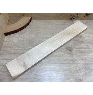 Клён Белый Явор, Волнистый  заготовка грифа для Безголовой гитары Волна АА Смешанный ААА 26х87х585 мм-6