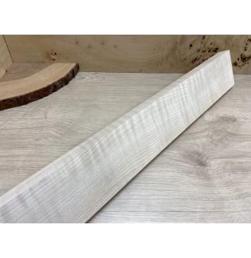 Клён Белый Явор, Волнистый  заготовка грифа для Безголовой гитары Волна АА Смешанный ААА 26х87х585 мм-2