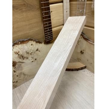 Клён Белый заготовка грифа для Безголовой гитары  Смешанный ААА 27х76х615 мм-4