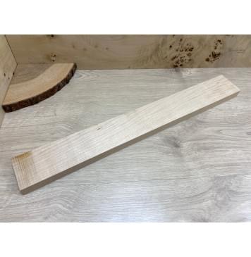 Клён Белый заготовка грифа для Безголовой гитары  Смешанный ААА 27х76х615 мм-3