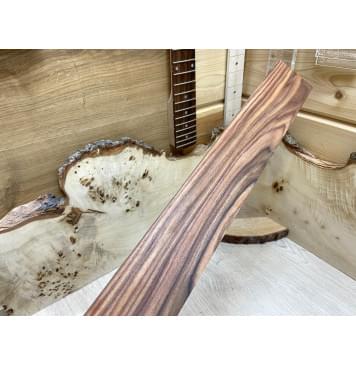 Палисандр Бразильский Сантос заготовка накладки для бас-гитары Смешанный ААА 10х67х700 мм-1