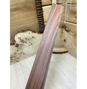 Палисандр Бразильский Сантос заготовка накладки для бас-гитары Смешанный АА 9х67х700 мм-1