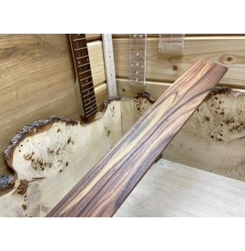 Палисандр Бразильский Сантос заготовка накладки для бас-гитары Смешанный ААА 9х69х700 мм-1