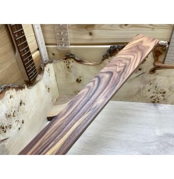 Палисандр Бразильский Сантос заготовка накладки для бас-гитары Смешанный ААА 9х69х700 мм-2