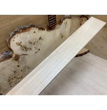 Клён Белый заготовка накладки для электрогитары Радиал АА 8,5х63х560 мм-2