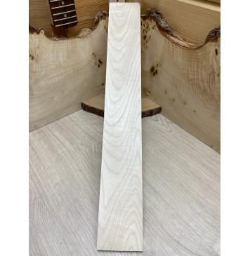 Клён Белый заготовка накладки для электрогитары Тангент АА 8х74х530 мм-0