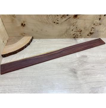 Эбен Красный заготовка накладки для бас-гитары Смешанный ААА 10х61х725 мм-0