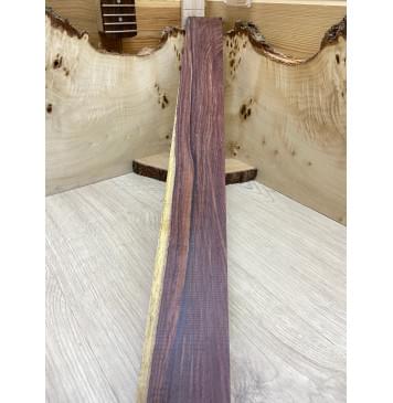 Эбен Красный заготовка накладки для бас-гитары Смешанный ААА 10х61х725 мм-1