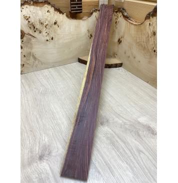 Эбен Красный заготовка накладки для бас-гитары Смешанный ААА 10х61х725 мм-2