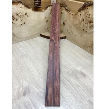 Эбен Красный заготовка накладки для бас-гитары Смешанный ААА 10х61х725 мм-3