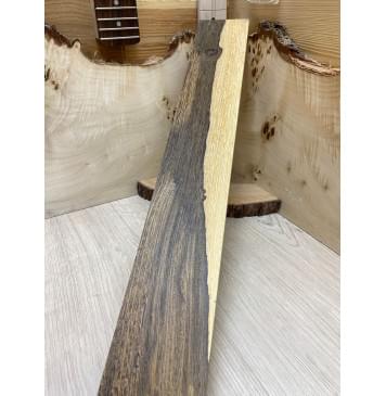 Эбен Маймю заготовка накладки для электрогитары Смешанный АА 9,5х73х555 мм-1