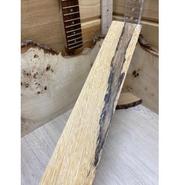 Эбен Маймю заготовка накладки для электрогитары Смешанный ААА 9,5х74х555 мм-0