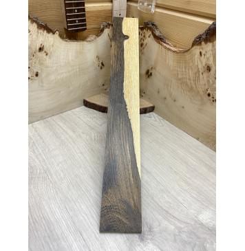 Эбен Маймю заготовка накладки для электрогитары Смешанный АА 9х73х555 мм-0