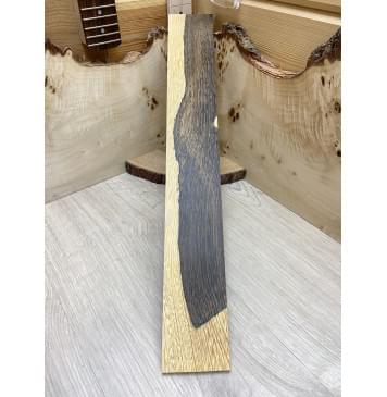 Эбен Маймю заготовка накладки для электрогитары Смешанный ААА 8х73х530 мм-0